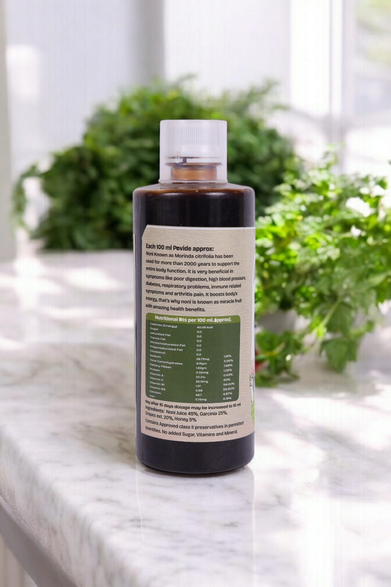 Noni Supplements Juice
